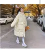 Dames Down Down Parkas Coat Gevoted Midlength Koreaanse versie van de brood losse verdikte winterdrieken 221205