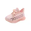 Sneakers Breathable Chunky Sneaker for Children with Luminous Sole 1 To 6 Years Baby Boy Mesh Shoes Childhood Girls LED E08063 221205
