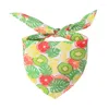 Vêtements pour chiens Summer Fruit Tropical Style Bandanas Animaux Bavoirs Écharpe Chat Cou Accessoires Pour Animaux De Compagnie Drop Ship