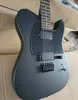 6 Strings Matte Black Electric Guitar with EMG Pickups Rosewood Fretboard Customizable