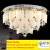 مصابيح الثريا الكريستالية الحديثة LED CRYSTAL LAMP CRISTAL CRISTAL قلادة قلادة الثريا الحديثة ديكور المنزل التحكم عن بعد