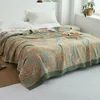 BlanketLarge Soft Knitted Bedspread on the Bed Summer Picnic Camping Blanket Cobija Cobertor Tent Hiking Quilt Baby Comforter 221203