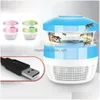 مصابيح LED متعددة الوظائف Brelong Mosquito Zapper Fly Killer Light 5W USB Capture No Chemicals إشعاع الحشرات القتل Drop Ottja