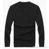 2023 Sonbahar Kış Yeni Sıradan V yaka Erkekler Polo Sweater Brand Sweater% 100 Pamuk Pamuk Külot Erkek Sweaters