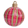 Nyhetsartiklar Heminredning 60 cm stora julbollar Träddekorationer Utomhusatmosfär Uppblåsbara Baubles Toys For Home Gift Ball Ornament