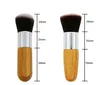 Home Garden Professional Bamboo Foundation Brush Powder Concealer Blush Liquid Foundation-Blush Angled Flat Top Base Liquid Cosmetics SN429