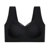 Yoga Outfit Dorp Latex Bra Seamless Bras For Women Underwear BH Push Up Bralette With Pad Vest Top