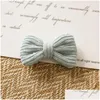 Hair Clips Barrettes Candy Color Little Bow Lovely Children Girls Cute Bb Hair Clips Accessories Kids Korean Bowknot Headwear Hair Dhrh7