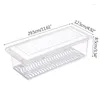 Storage Bottles Kitchen Refrigerator Seafood Box Deodorant Sealed Container Square Plastic Fruit Vegetable Fresh-Keeping