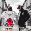 Men s Hoodies Sweatshirts Japanese Street Harajuku Dhyana Kanji Oversize Swag Tyga Hoodie Autumn US Size S XL 221205