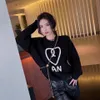 Women's Sweaters Designer Women Letter Embroidery Apparel Love Pullover Sweater Cotton Senior Clothing Casual Knits IKCM