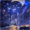 その他のLED照明BRELONG RGB Colorf Glowing Night Light Cosmic Starry Sky Projection Lamp LED ATMOSPHERE BAR DECORATION BLUE / WHI OT70S