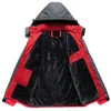 Men s Down Parkas Men Winter Thick Velvet Windproof Coat High Quality Male Waterproof Jacket 221203