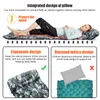 Outdoor Pads PACOONE Sleeping Pad Camping Inflatable Mattress with Pillows Travel Mat Folding Bed Ultralight Air Cushion Hiking 221203