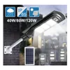 Solar Street Light 120W LED Solar Lights Street Light Infrared Human Body Induktion Wall Lamp Security Waterproof Garden Yard Lamps Otxql