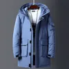 Men S Down Parkas Winter Jackets Men White Duck Warm Hooded Long Autumn Curage Top Parka Male Black Fluffy Coat Beige Yellow221203