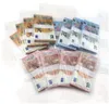 Party Supplies 2022 Fake Money Banknote 5 10 20 50 100 100 dollars Euros Bar de jouet réaliste accessoires Copie Copie de monnaie Film Money Billets 100 PCS