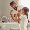 Huishoudelijke huizen tandpasta dispenser squeezer badkamer accessoires tandpasta houder organisator haar kleurstof cosmetisch creatief geen afval p1205
