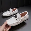 Sneakers Luxury Kids Loafers for Boys Girls Shoes Moccasins Soft Children Flats Casual Boat Children s Wedding Leather Autumn 221205