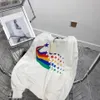 Designer-Kapuzenpullover für Herren, Sweatshirts mit Regenbogenstern-Design, lange Ärmel, lockere Freizeitkleidung, modische Paar-Flutbekleidung