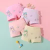 Culottes filles enfants sous-vêtements en coton slips pour enfants fraises princesse dessin animé court 4 pièces Lot 221205