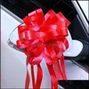 Couronnes de fleurs décoratives personne paresseuse deux couleurs Pl Bow voiture de mariage ruban coloré produits de boule de fleur se vendent bien avec divers Pa Dh70L