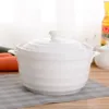 Soup Stock Pots Ceramic Soup Bowl with Lid Round Phnom Penh Dinnerware Bone China Large Pasta Pot Stew Cup Household Kitchen Supplies Tableware 221203