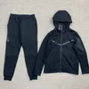 Mens Tracksuits 남자 여자 스포츠 팬츠 후드 티 기술 양털 후드 테이 베트 바켓 바지 여자 남성 조깅하는 세트 고품질 트랙 슈트 유니니스-XXL 2XL