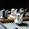 Ört kryddverktyg enkel japansk keramikolja kan vinäger potten sojasås krydda potten restaurang kreativ liten olja kan flaska set 221203