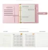 A5 Notebook los-blad hoogwaardige lederen omslag Latter Journal Schedule Book Case 210611