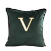 Fashion Decorative Pillow Designer kussens kussen met binnenste luxe kussens letters bedrukte mode katoen covers Home Decor 2201001392