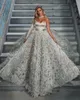 Nowa suknia balowa suknie ślubne seksowne jedno ramię koronkowe aplikacje koraliki suknie ślubne