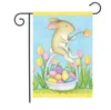 Easter Garden Flag Festivals Holidays Seasons Decorations Accessiories Party Cartoon Printing Banner Outdoor Yard Flags SN433