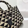 Triangle Shopping Bags Designer Fashion Phone Shoulder Bag Crossbody Women Tote Stripes Luxury Handbag Canvas with