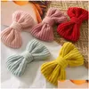 Hair Clips Barrettes Candy Color Little Bow Lovely Children Girls Cute Bb Hair Clips Accessories Kids Korean Bowknot Headwear Hair Dhrh7