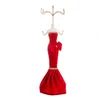 Jewelry Pouches Elegant Mannequin Display Rack Stand For Earrings Bracelet Necklace Organizer Holder Wedding Decoration