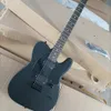 6 Strings Matte Black Electric Guitar with EMG Pickups Rosewood Fretboard Customizable