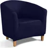 Krzesło obejmują aksamitne klub wanna okładka rozciągająca sofa do baru stałego fotela