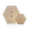 Caschetti per gioielli 2 pcs Set di legno per mostrare una collana lunga in sospeso al dettaglio al dettaglio