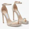 Elegant Brand Alva Sandals Shoes Women Strappy Pumps High Stiletto Heel Evening Dress Lady Gladiator Sandalias EU35-43