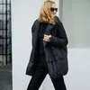 Feminino de parkas roupas de inverno espessamento Moda leve duas vezes as cinzas de algodão pão feminino 221205