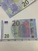 Party Supplies 2022 Fake Money Banknote 5 10 20 50 100 100 dollars Euros Bar de jouet réaliste accessoires Copie Copie de monnaie Film Money Billets 100 PCS