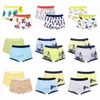 Culottes 4 pièces enfants garçons sous-vêtements dessin animé enfants shorts pour bébé garçon boxeurs rayures adolescent caleçons 4 14T 221205