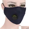 Designer Masks Fashion Unisex Cotton Face Masks With Breath Vae Pm2.5 Mouth Mask Antidust Reusable Fabric 1707 T2 Drop Delivery Home Dhtnz