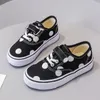 Sneakers Polka Dot Children S Footwear Season Casual Girls Outdoor Leisure Boys School Canvas Shoes Kids Student F02094 221205