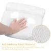 Outros banheiros suprimentos de banheiro respirável 3D Mesh Spa Pillow com xícara de sucção pescoço e suporte para trás para acessórios para sala de banheira 221205