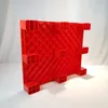 Especificação múltipla personalizada de fábrica, outra embalagem, palete de plástico espessa vermelha, tapete de oficina, palete plana empilhável