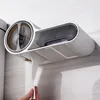 Toilettenpapierhalter Badezimmerhalter Taschentuchbox Kunststoffspender Wandmontierte Rollenaufbewahrung Kostenloses Stanzen 221205