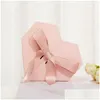 Gift Wrap Heartshaped Gift Wrap Originality With Hand Gifts Der Box Lipstick Per Bow Set Packaging Portable Paper Case 101 E3 Drop D Dheyc