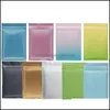 보관 가방 커스텀 허용 Colorf Heat Sealable Packaging Bag Pouch Reclosable 플랫 알루미늄 호일 비닐 봉지 100pcs 201021 629 R2 DHCTI